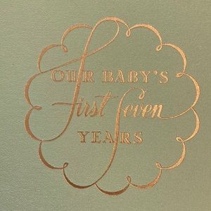 1950s, Our Baby’s First Seven Years, 1955 edition, unused, not written in